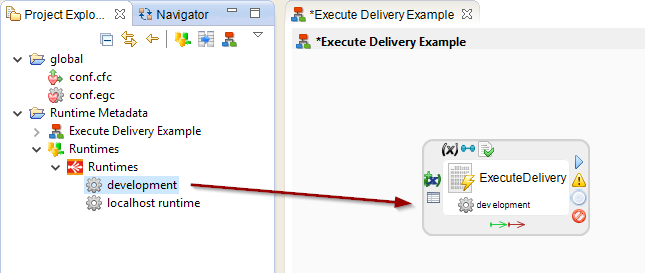 runtimeMetadata onExecuteDelivery