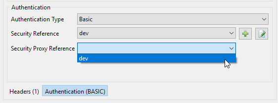 requestAuthentication securityProxyReferenceChoice