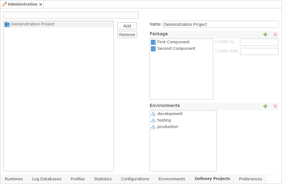 ana parameters delivery project